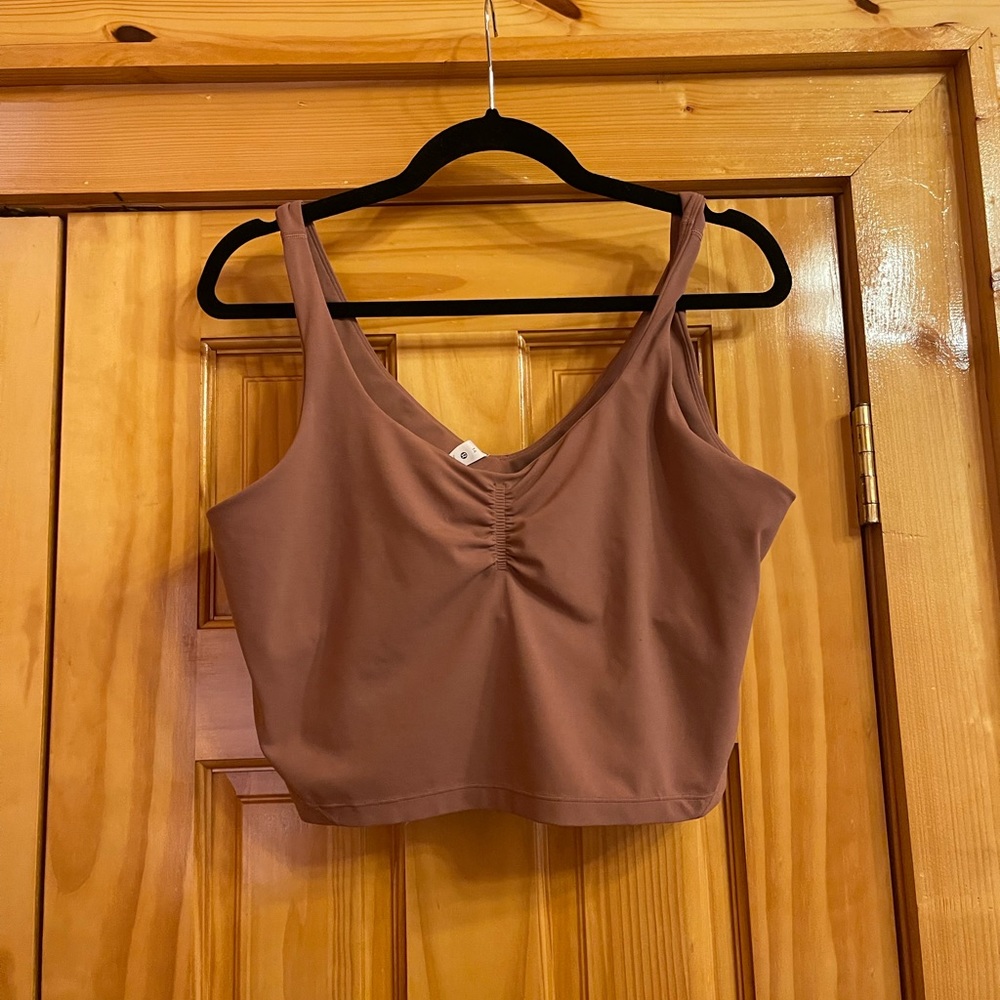 Lululemon ruched front Align tank top